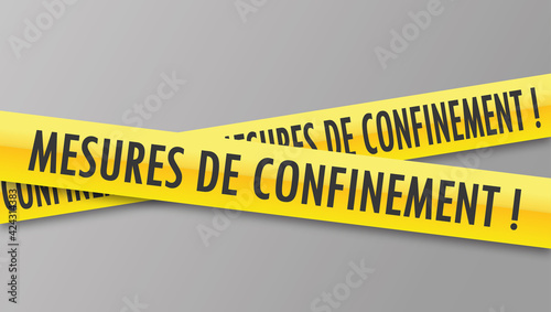 Logo mesures de confinement.