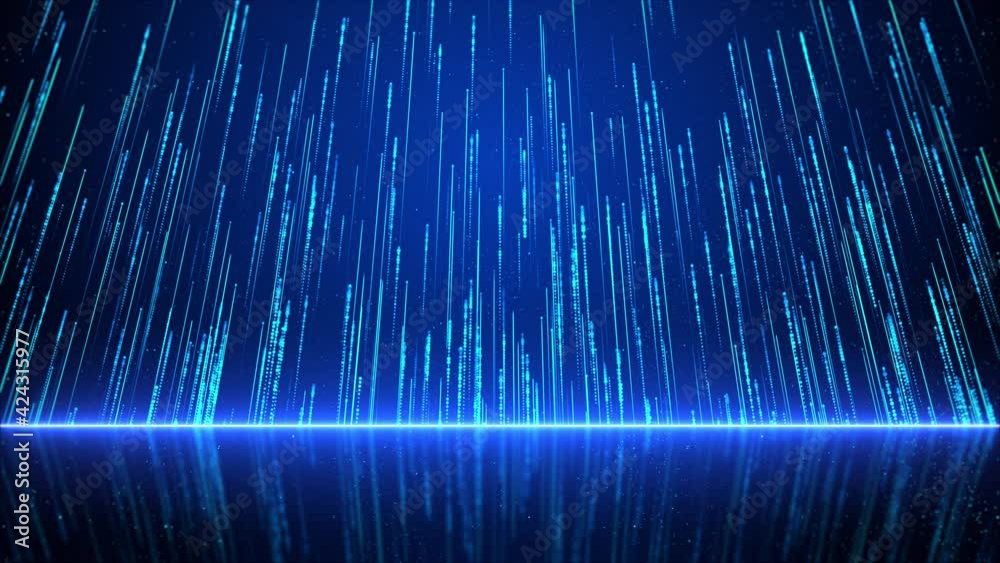Blue Summer concept the motion of bokeh sunlight natural shadow overlay background, logo titles in award, music, wedding, anniversary, party and presentation backdrops, corporate.