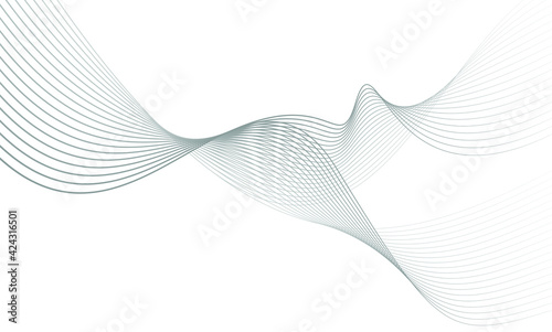 Vector Illustration of the gray pattern of lines abstract background. EPS10.