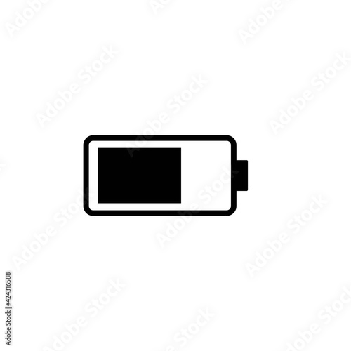battery icon illustration vector, can be used for web and design.