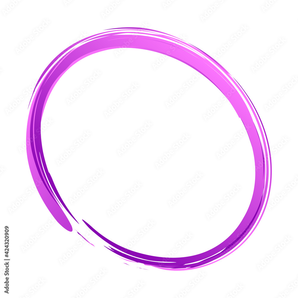 Color gradient grungy, grunge circle contour. Abstract textured oval, ellipse. Paint splatter, watercolor effect illustration Color gradient grungy, grunge circle contour. Abstract textured oval, ellipse. Paint splatter, watercolor effect illustration