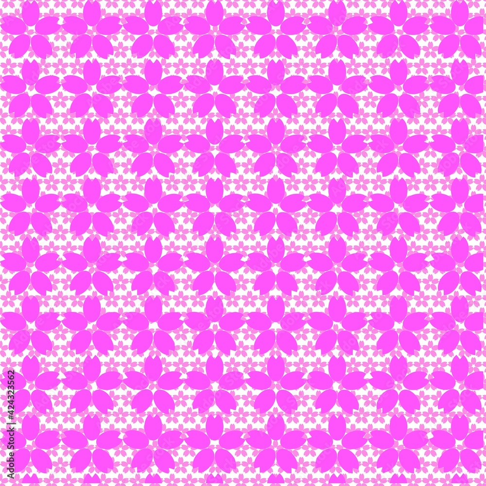 sakura flower repeated pink color sakura flower repeated pink color