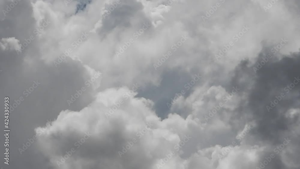 Sky with moving clouds motion Sky with moving clouds motion