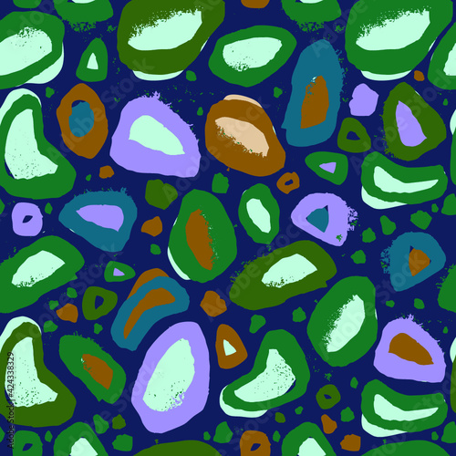 Seamless Leopard Pattern. Colorful Animal Skin Print. Spotted animal illustration. Vector Jungle Design.