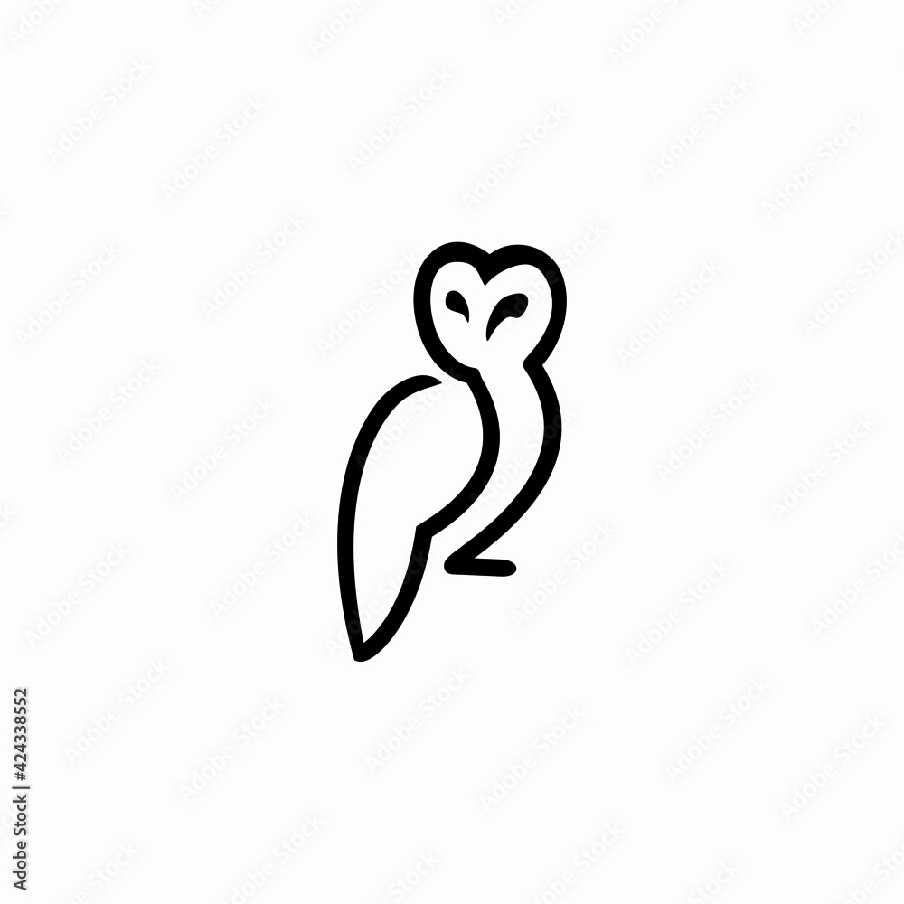 Owl logo vector illustration. Emblem design on white background
Owl logo vector illustration. Emblem design on white background