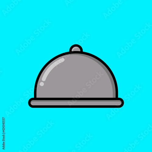 tray vector design simple and minimal