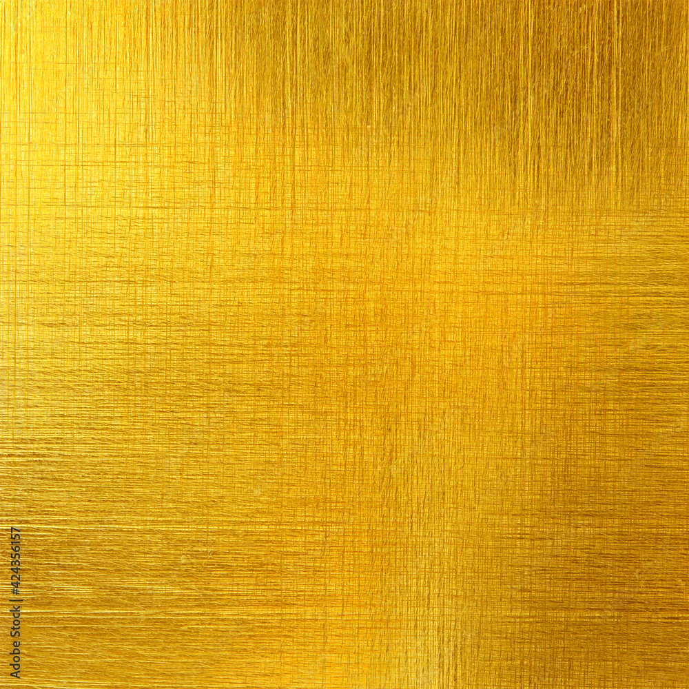 Fototapeta premium Gold metal brushed background
