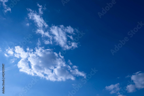 blue sky with clouds