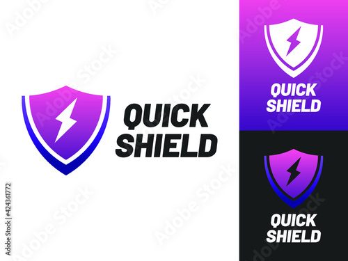 Quick Shield Logo Design