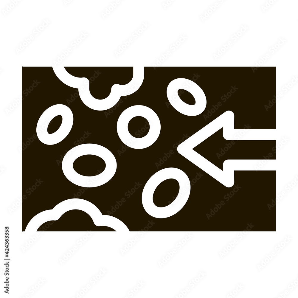 heart disease attention glyph icon vector. heart disease attention sign. isolated symbol illustration heart disease attention glyph icon vector. heart disease attention sign. isolated symbol illustration