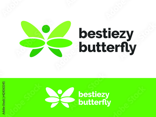 Bestiezy Butterfly Logo Design