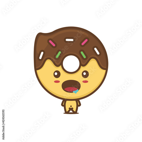 cute donuts characters