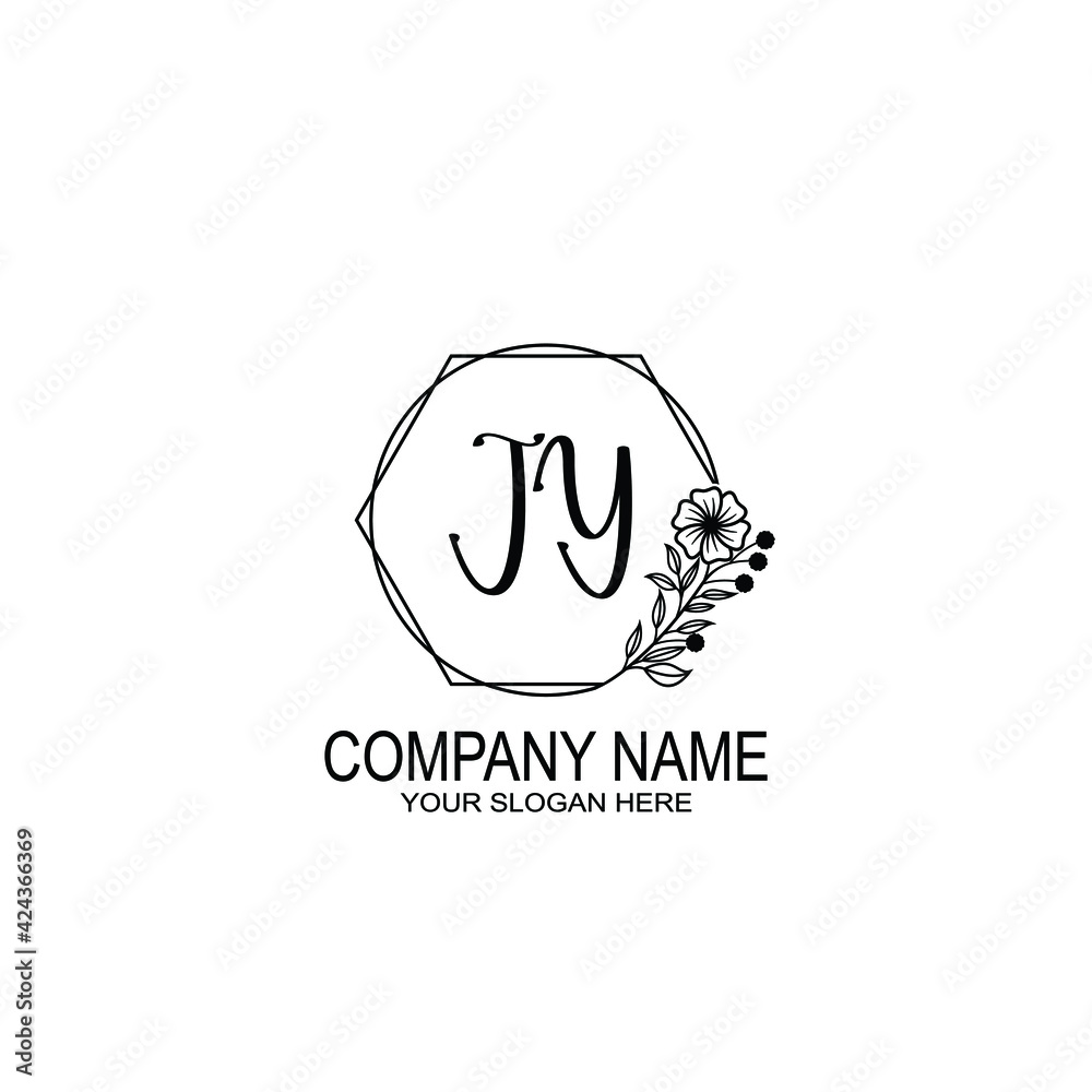 JY Initials handwritten minimalistic logo template vector
JY Initials handwritten minimalistic logo template vector