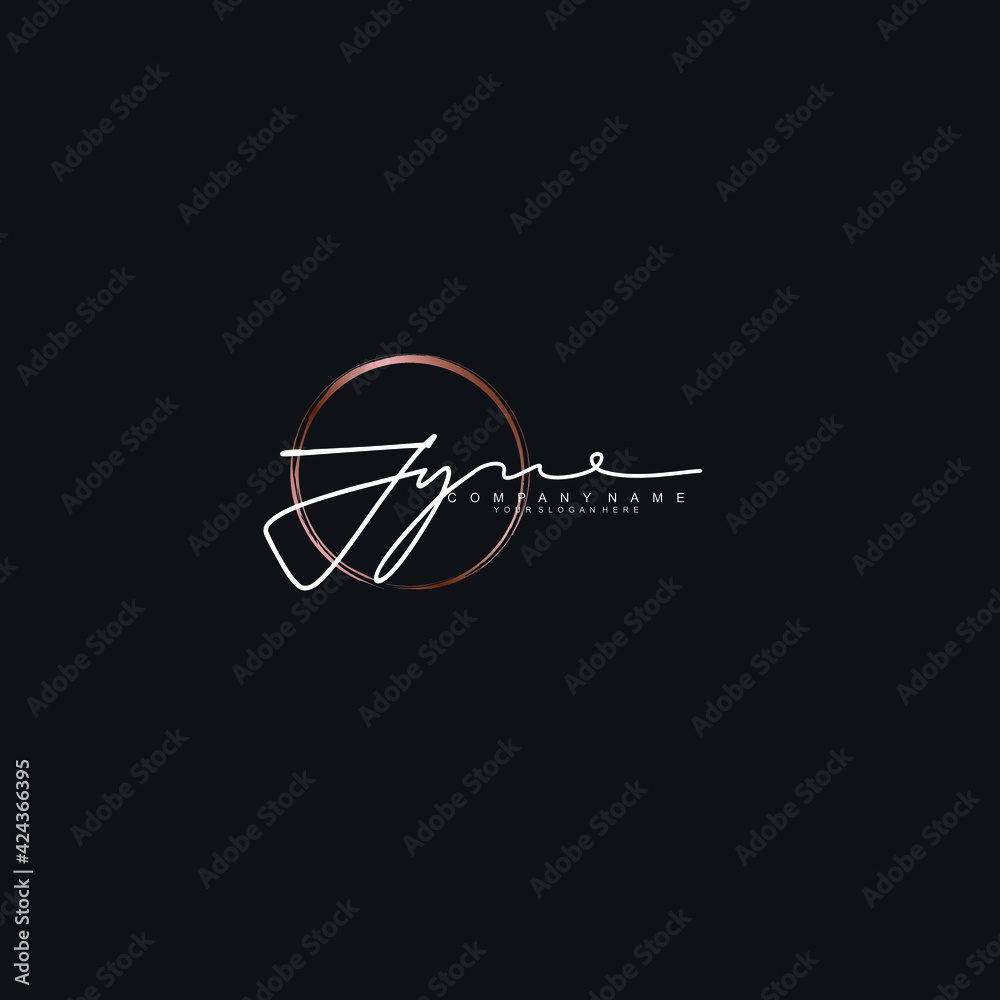 JY Initials handwritten minimalistic logo template vector
JY Initials handwritten minimalistic logo template vector