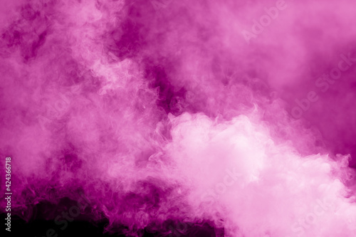 Pink smoke as an abstract background.