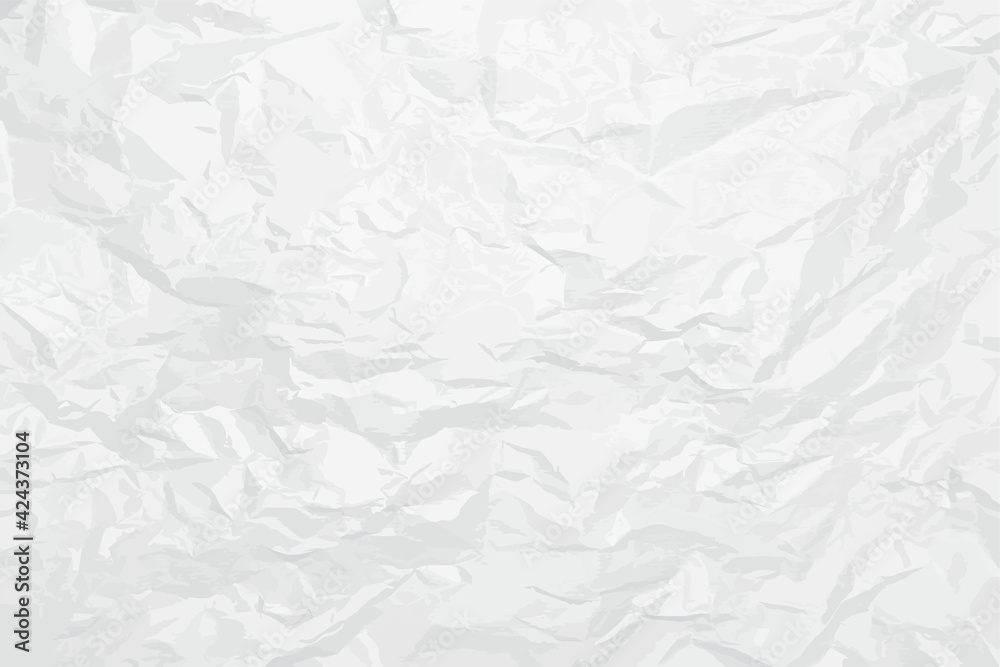 Sheet of crumpled white paper. Vector cartoon illustration. Sheet of crumpled white paper. Vector cartoon illustration.