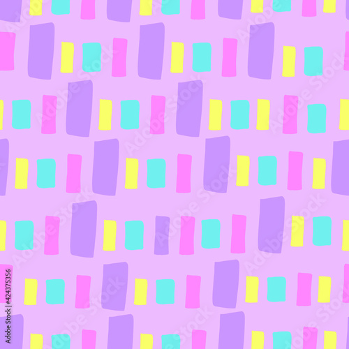 seamless pattern with colorful squares