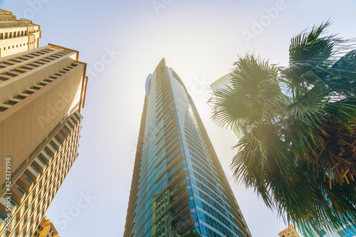 View of the skyscraper from...