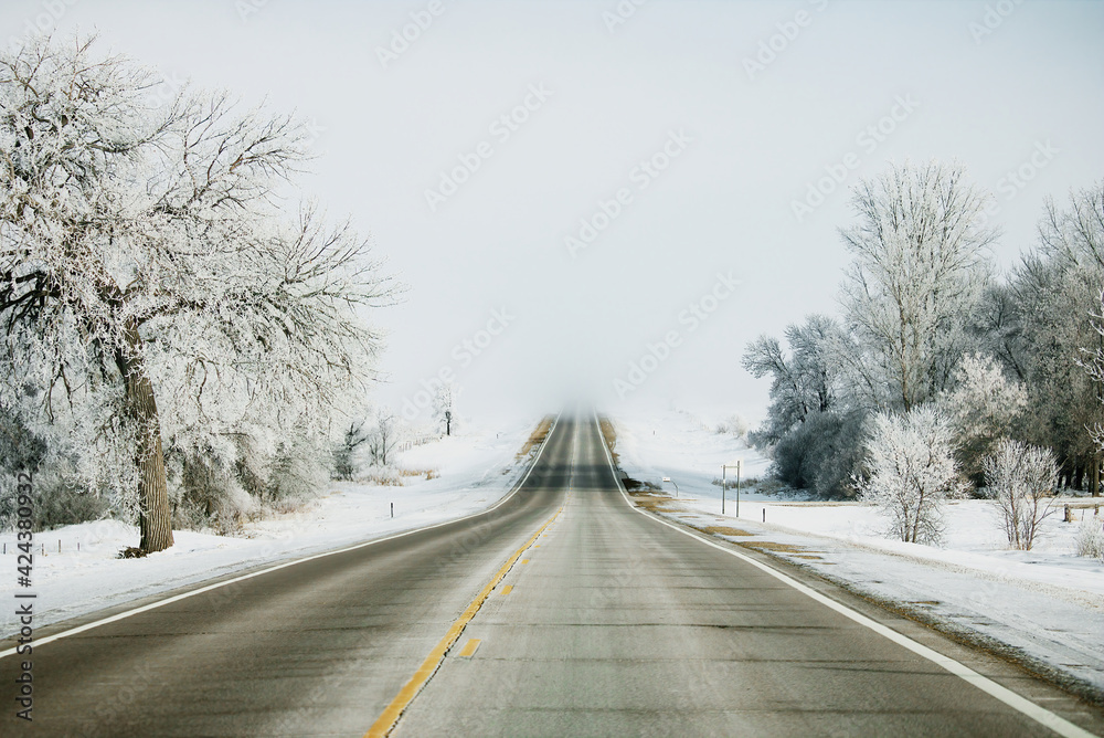 road in winter