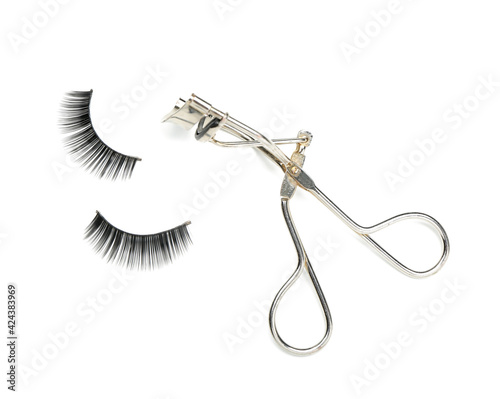 False eyelashes and eyelash...