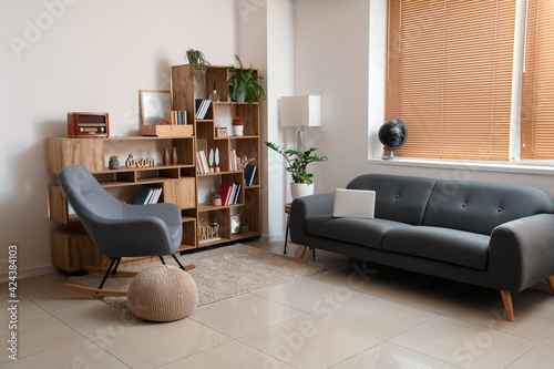 Modern living room interior...