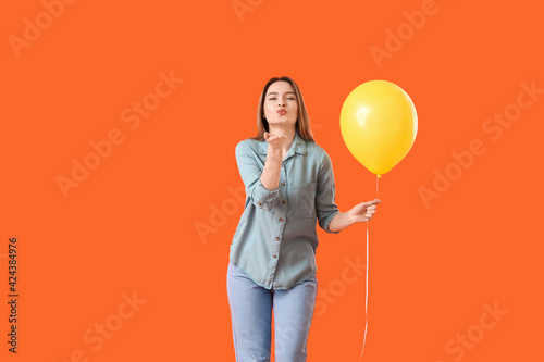 Beautiful young woman with ...