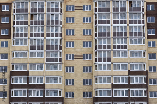 facade of a new apartment building