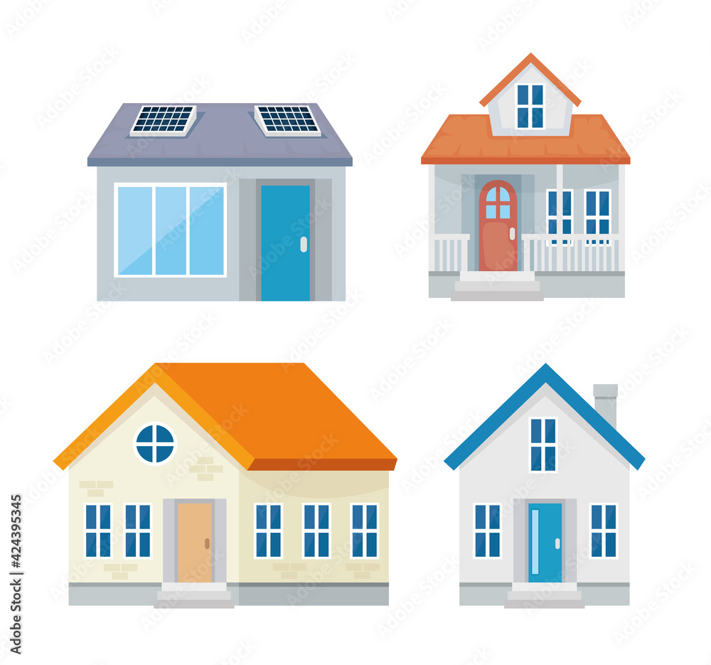 four neighborhood houses four neighborhood houses