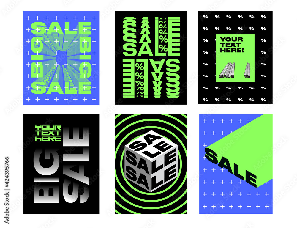 Poster design in isometric style. Use it for brand identy or advertisement creation. Vector illustration. Poster design in isometric style. Use it for brand identy or advertisement creation. Vector illustration.