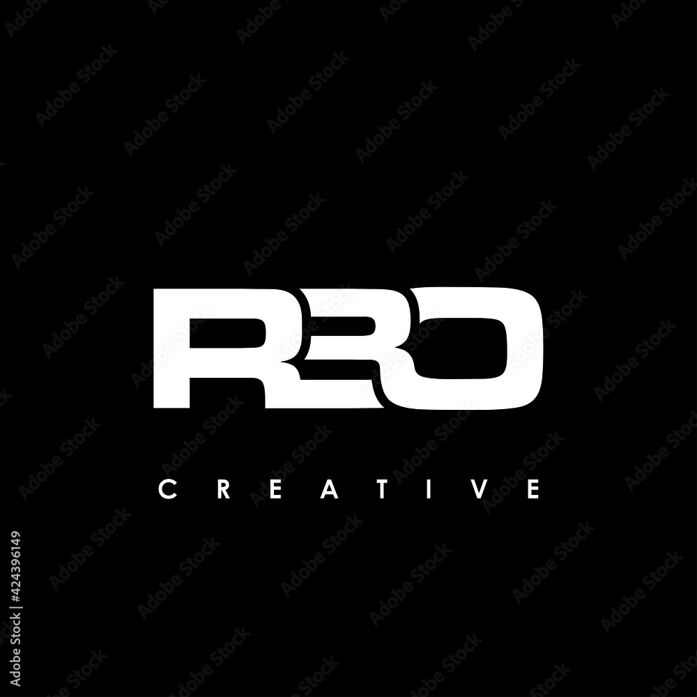 RBO Letter Initial Logo Design Template Vector Illustration RBO Letter Initial Logo Design Template Vector Illustration