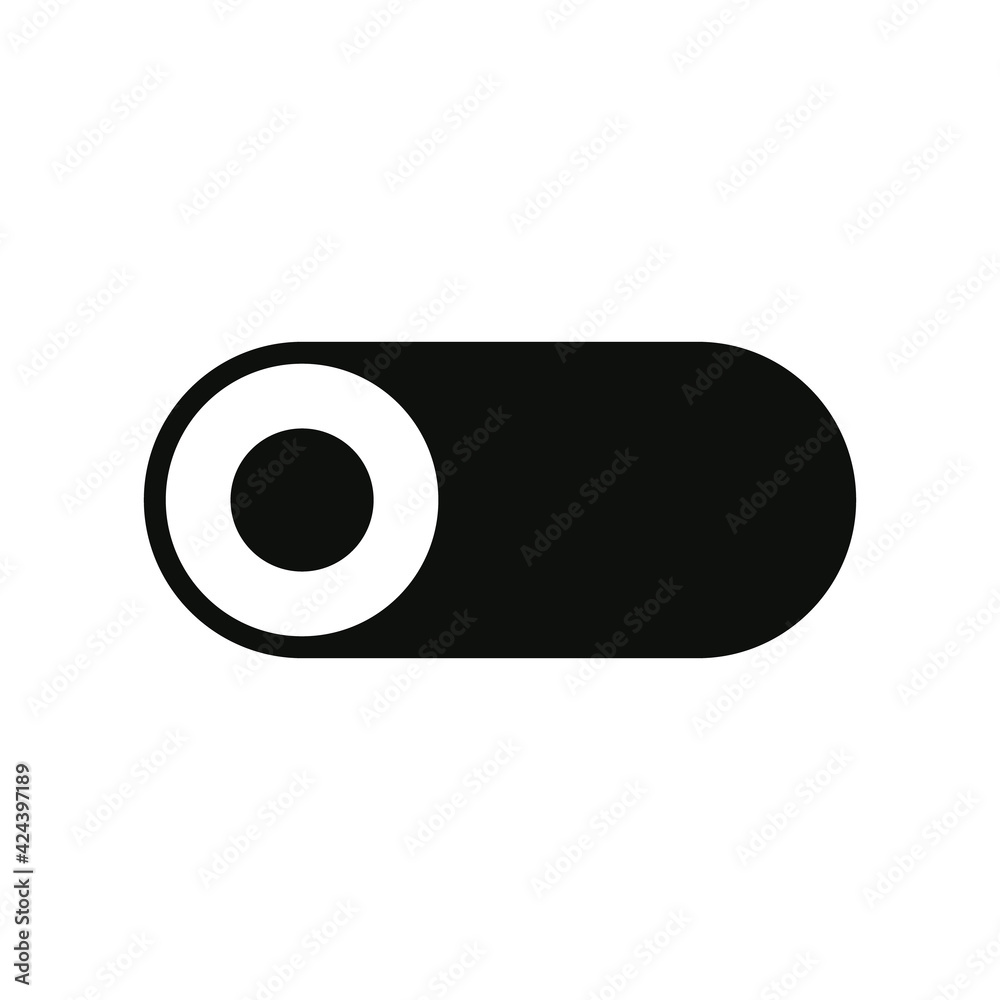 Switch icon. Button. Turn it on and off. Modern style. Vector illustration Switch icon. Button. Turn it on and off. Modern style. Vector illustration