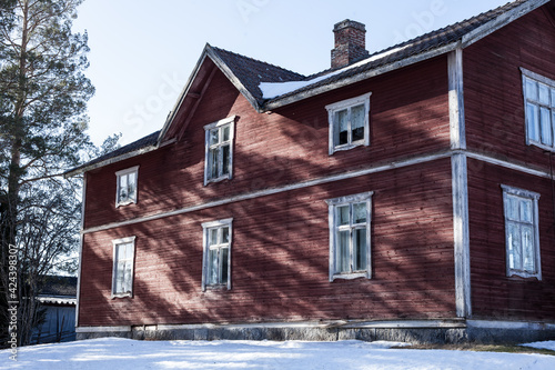 Traditional old house in northern Sweden