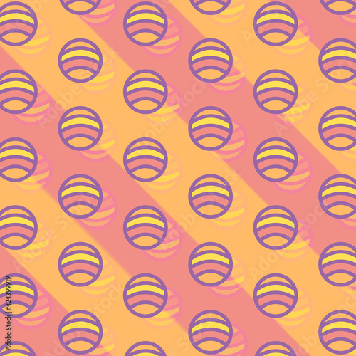 Abstract background pattern motive circles tribal design vector