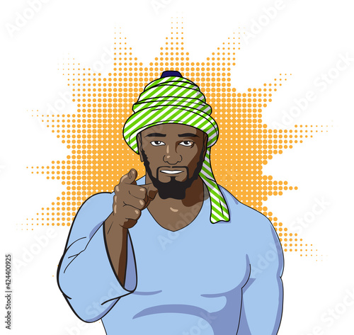Poster for muslim religion holiday Ramadan Kareem.