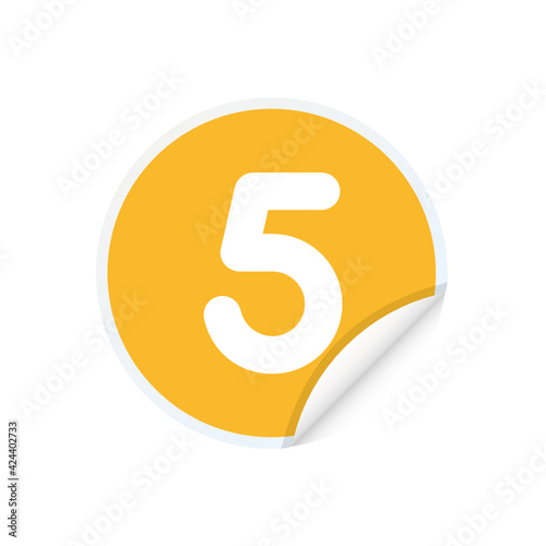 Five - Sticker