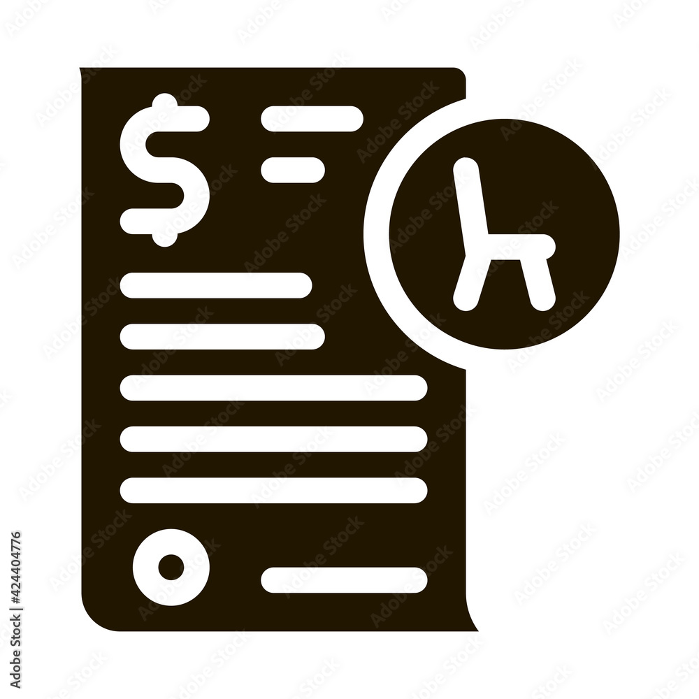buying agreement glyph icon vector. buying agreement sign. isolated symbol illustration