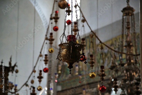 Ornaments of the Basilica of the Nativity in Bethlehem photo