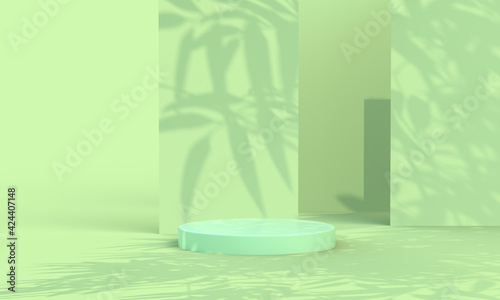 green mockup for products  presentation