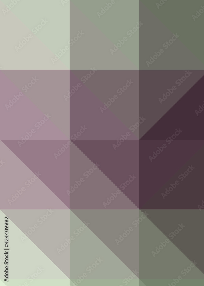 Abstract color Low-Polygones Generative Art background illustration