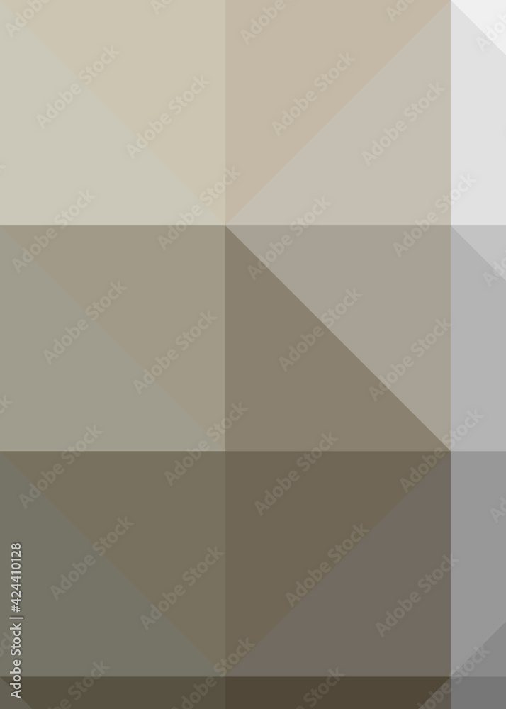 Abstract color Low-Polygones Generative Art background illustration