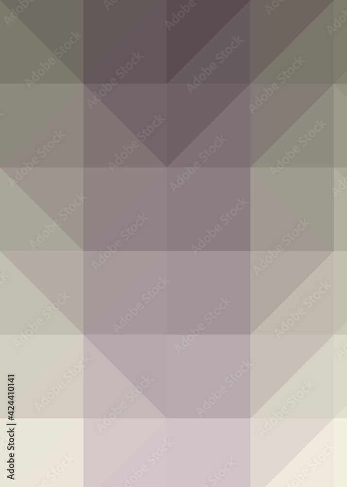 Obraz premium Abstract color Low-Polygones Generative Art background illustration