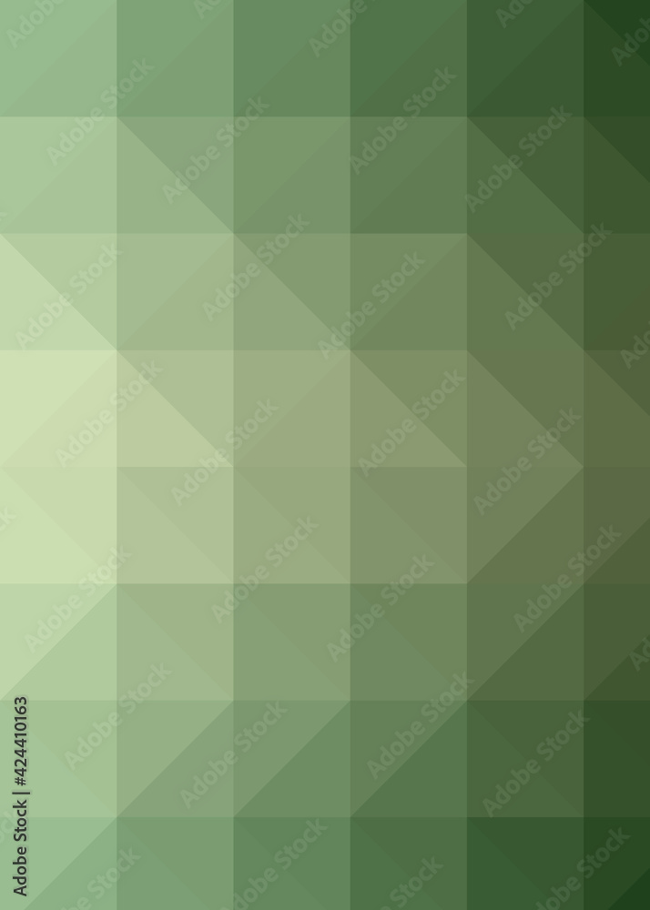 Fototapeta premium Abstract color Low-Polygones Generative Art background illustration