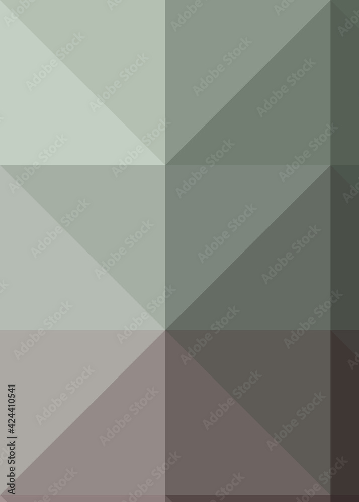 Obraz premium Abstract color Low-Polygones Generative Art background illustration