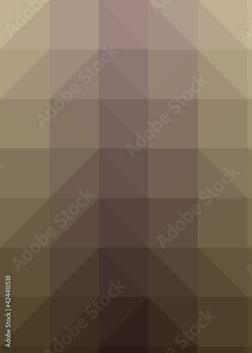 Abstract color Low-Polygones Generative Art background illustration