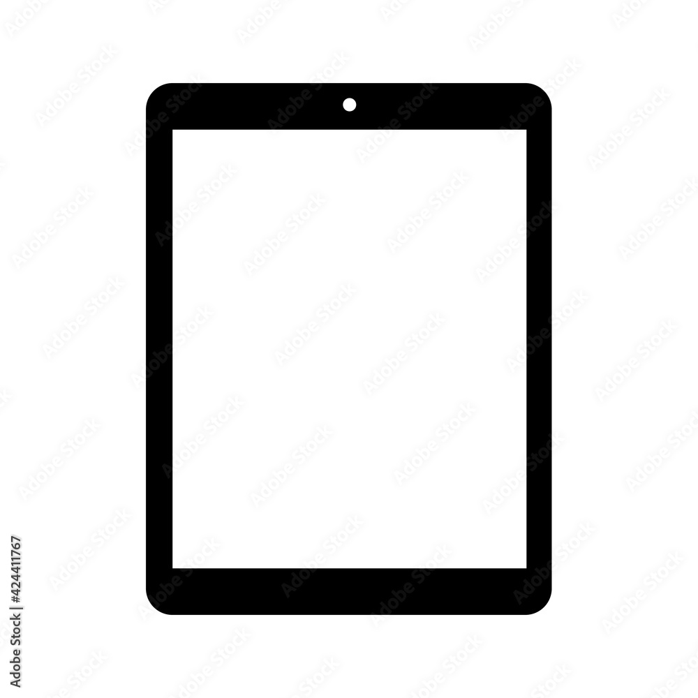 タブレット、デバイスのアイコン(シルエット) タブレット、デバイスのアイコン(シルエット)