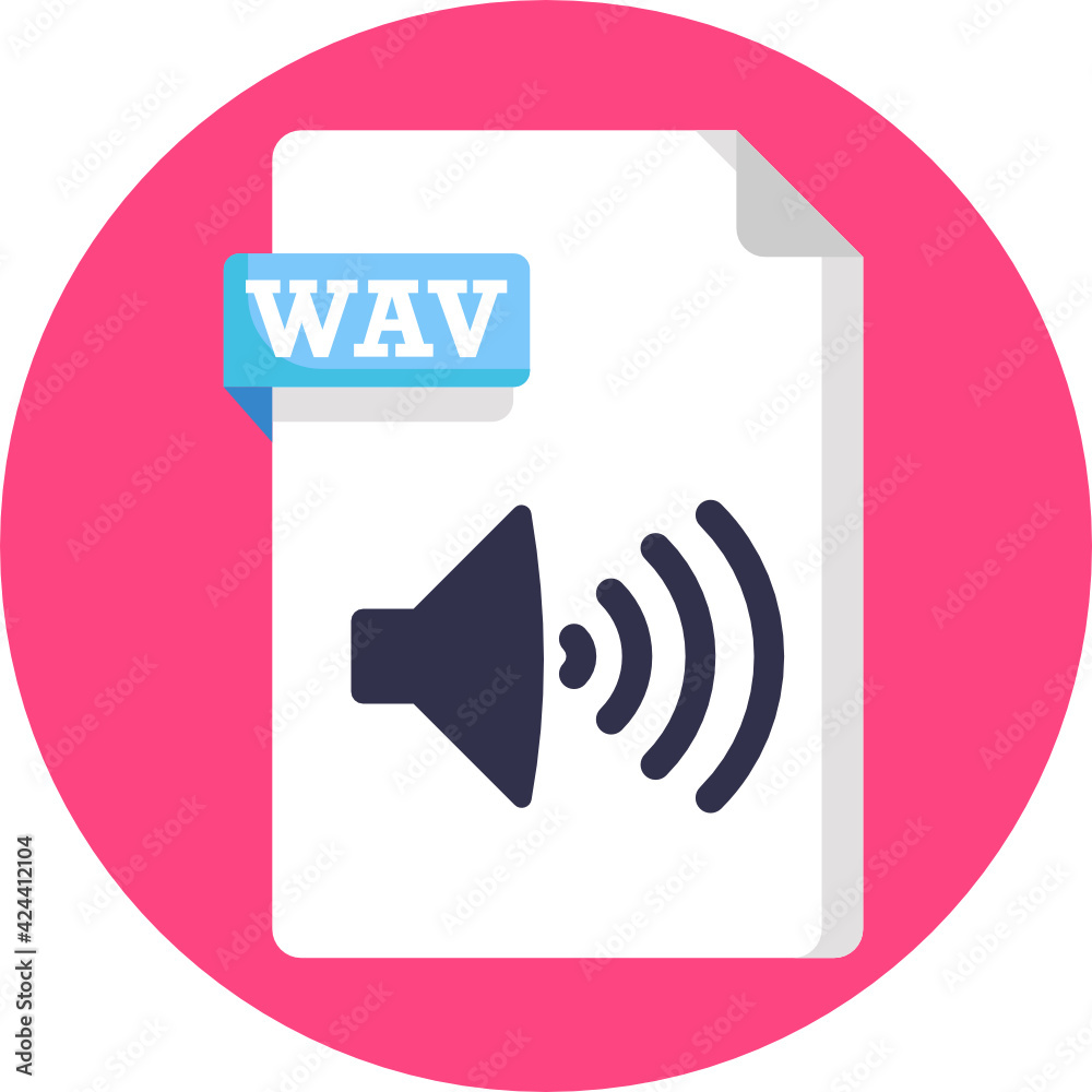 File Format Icon. WAV Format File Format Icon. WAV Format