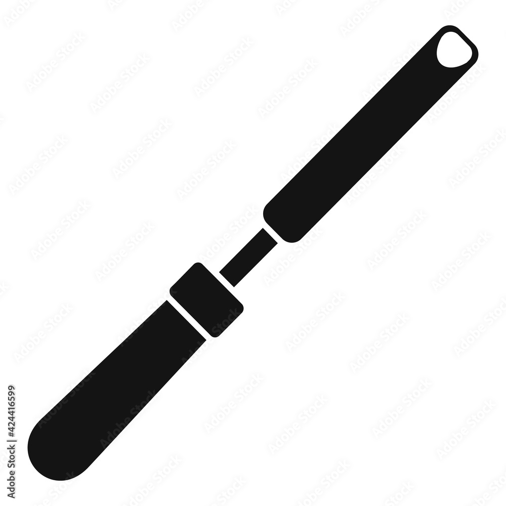 Chisel icon, simple style Chisel icon, simple style