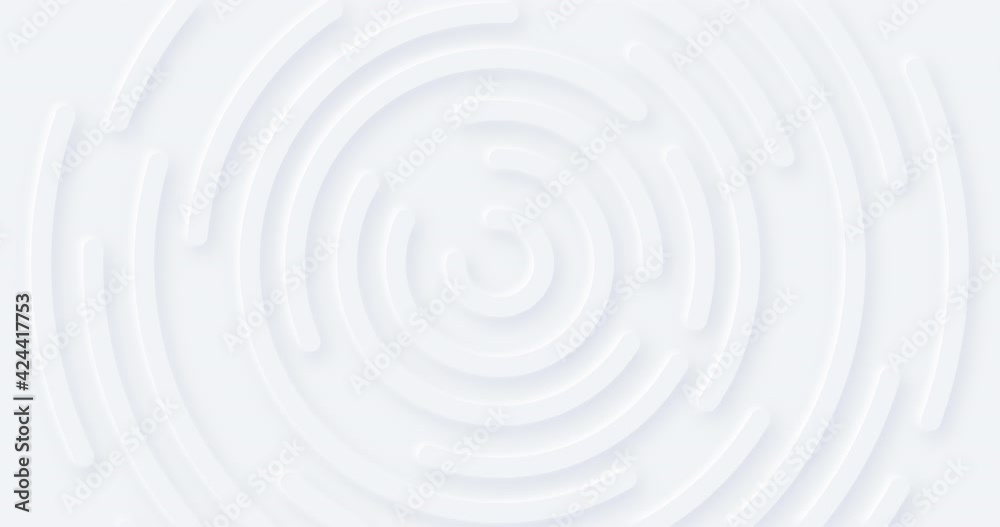 4k white dynamic circular abstract animation with soft shadow. 3d move minimal subtle lines pattern. Neumorphism ui style. Light grey wallpaper motion design. Blank animated illustration for business 4k white dynamic circular abstract animation with soft shadow. 3d move minimal subtle lines pattern. Neumorphism ui style. Light grey wallpaper motion design. Blank animated illustration for business