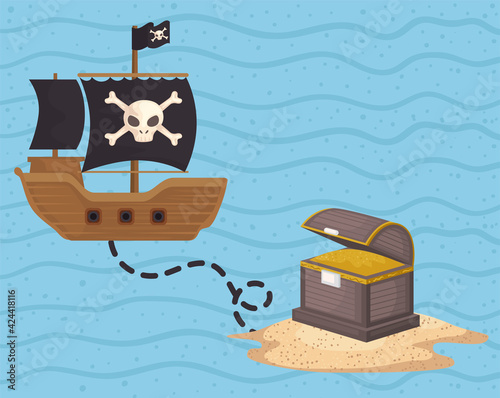 treasure pirate route