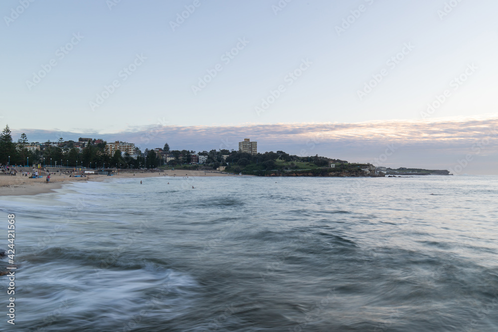 Coogee Beach in the morning, Sydney, Australia.